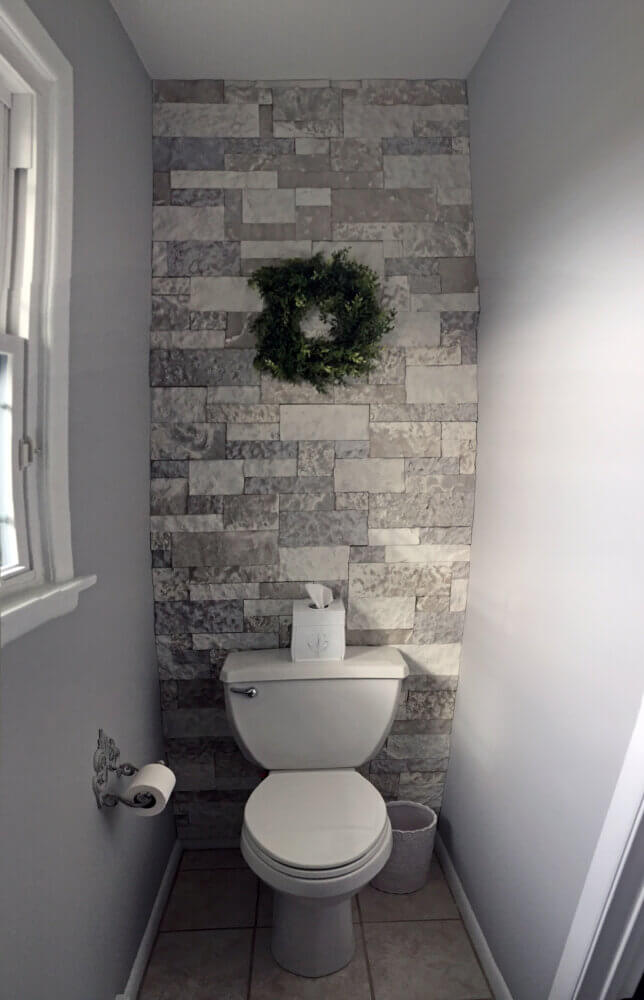 BATHROOM ACCENT WALL